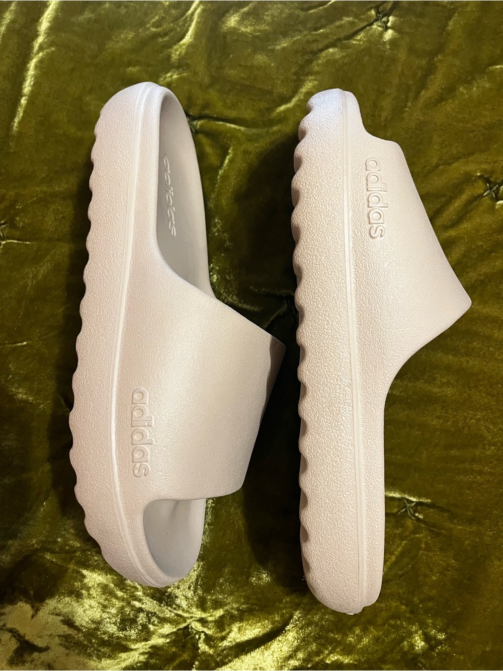 adidas Women’s Slide Sandals — Beige - Picture 3 of 4